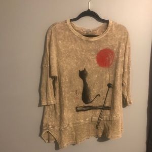 Jess and Jane lightweight multi-colored top